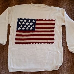Vintage American Flag Pullover